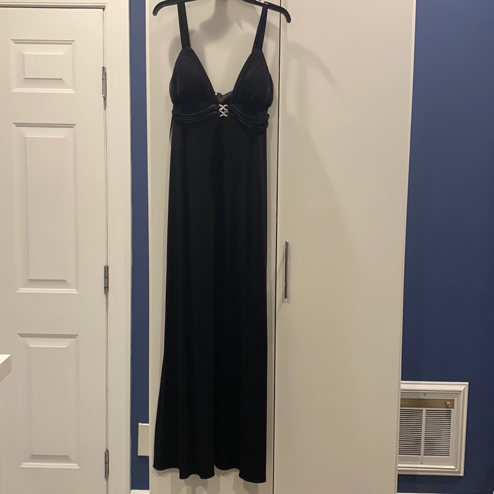 Black evening gown